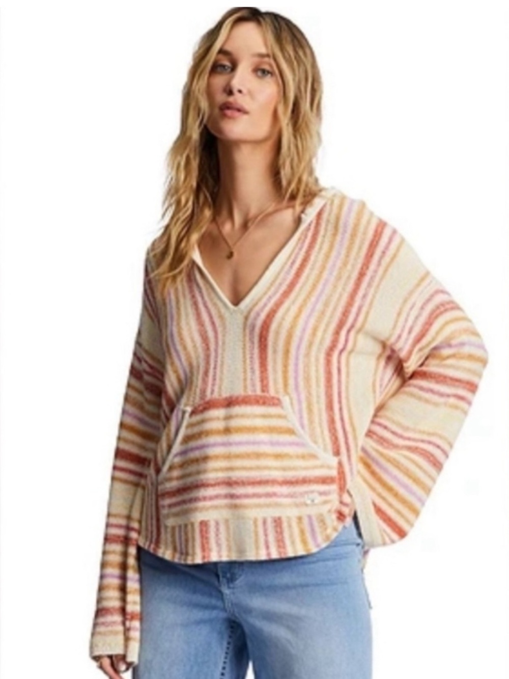 Boho style, summer nights Billabong Baja Beach Hooded Sweater
